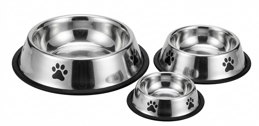 Gamelle Puppy Play en Acier Inoxydable - Accessoire petplay