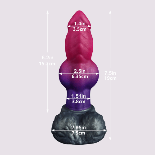 visuel de notre sextoys alpha beast, un dildo fantasy, parfait pour la pratique du petplay