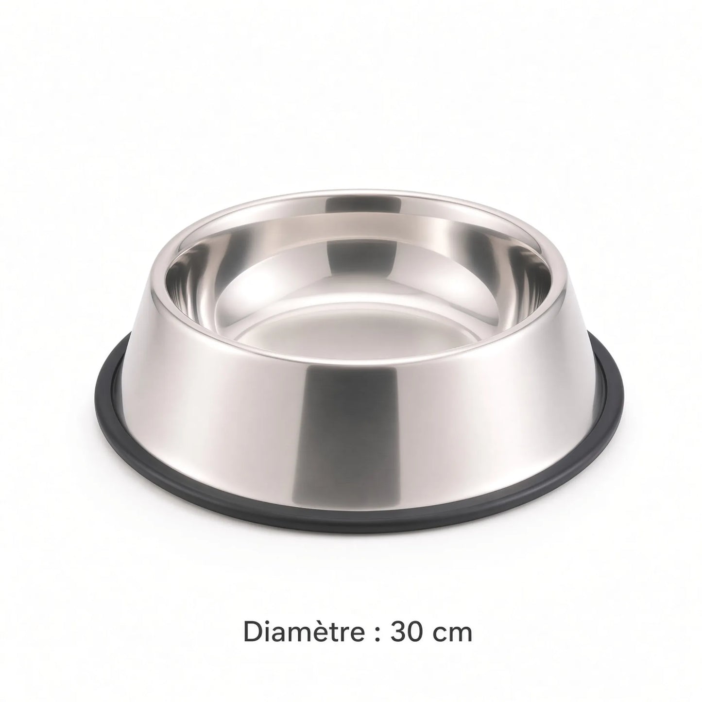 la dimension de la gamelle en inox pour le petplay