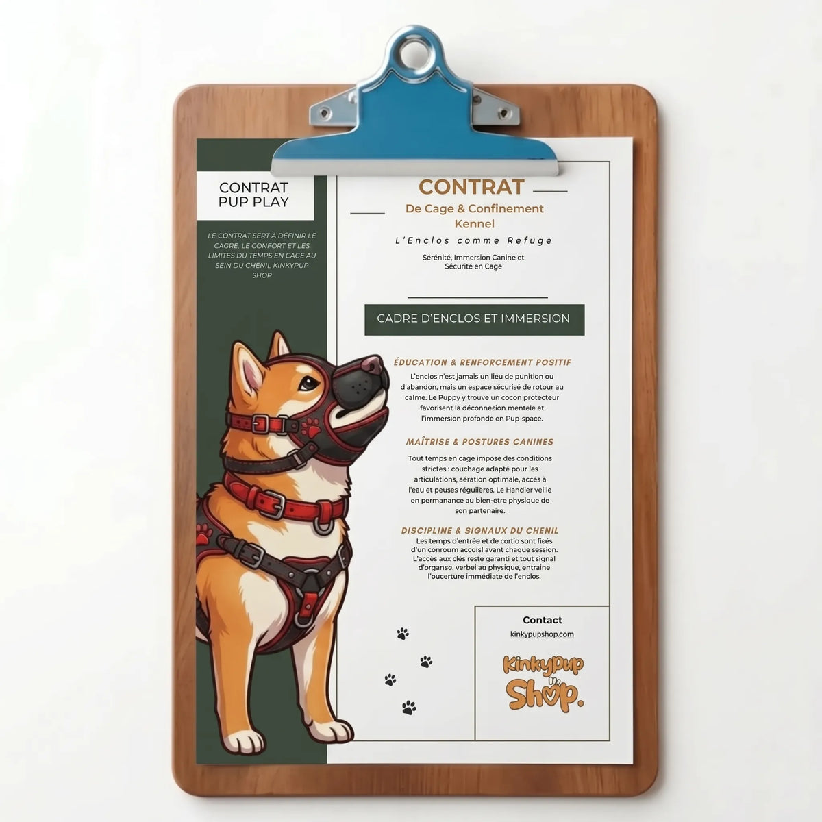 Contrat Puppy Play Cage & Confinement Kennel