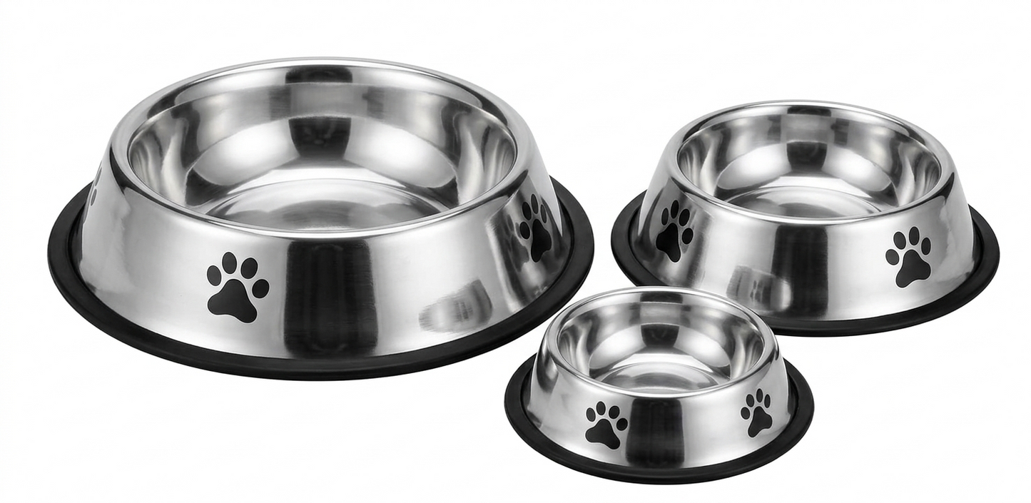 Gamelle Puppy Play en Acier Inoxydable - Accessoire petplay