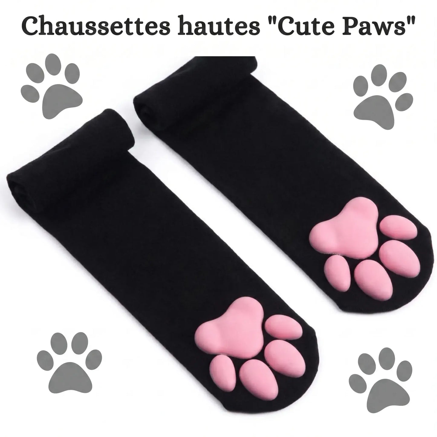 chaussettes hautes avec coussinet en 3D visuel du produit accessoire pour le petplay