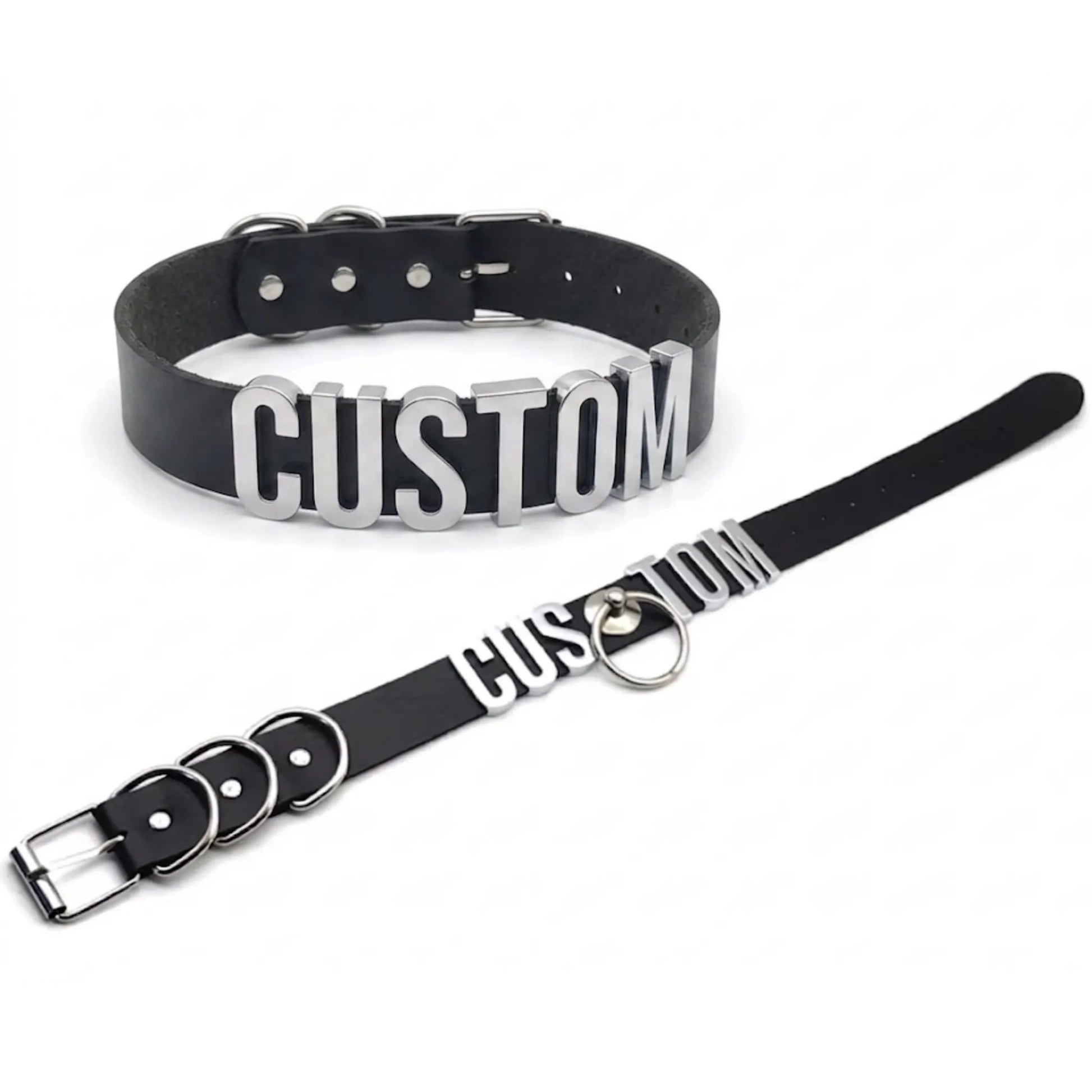 visuel du collier ouvert et fermer, pour le petplay et pour le puppyplay