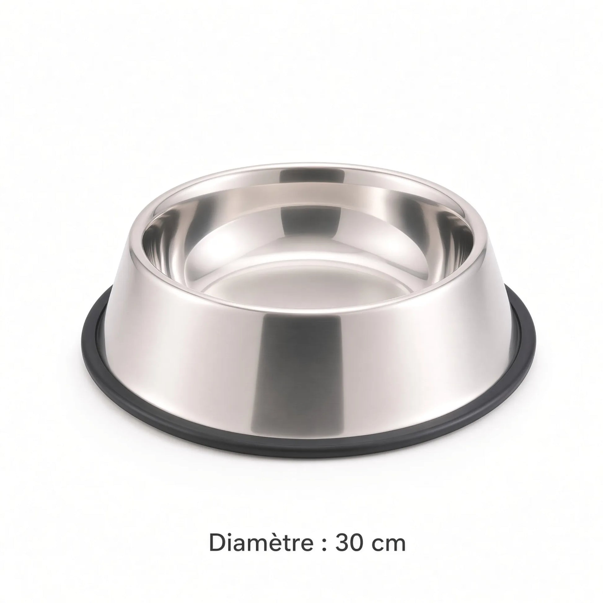 la dimension de la gamelle en inox pour le petplay