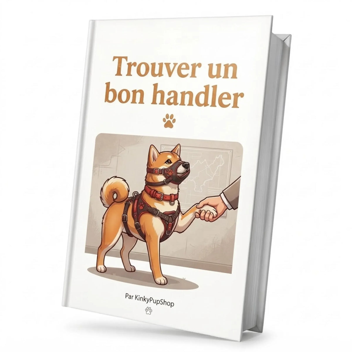 Couverture du livre numérique Trouver un bon handler, guide pratique et éthique du petplay et puppy play en format PDF.