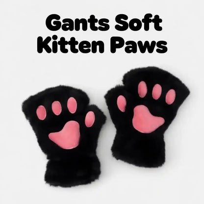 gants en noir, présentation simple du produit, accessoire de petplay 