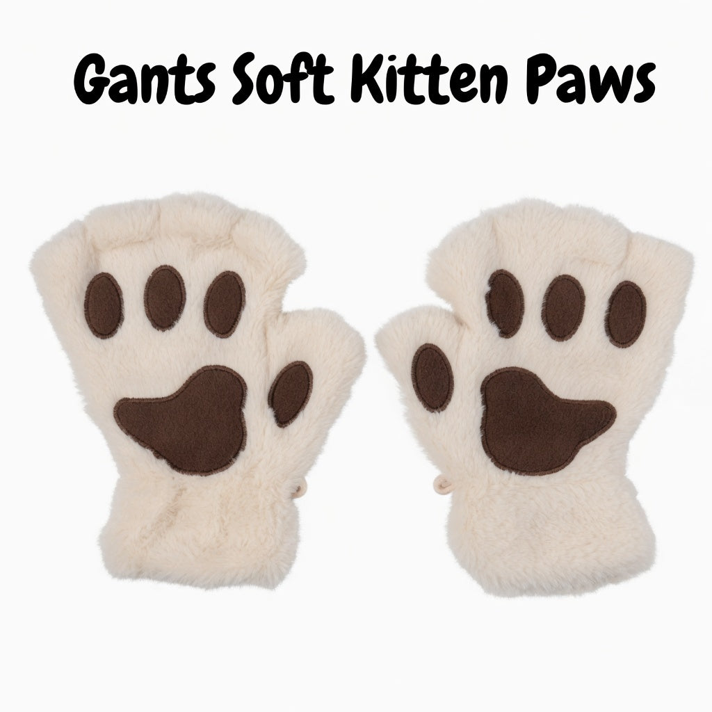 Gants "Soft Kitten Paws" - Accessoire Petplay