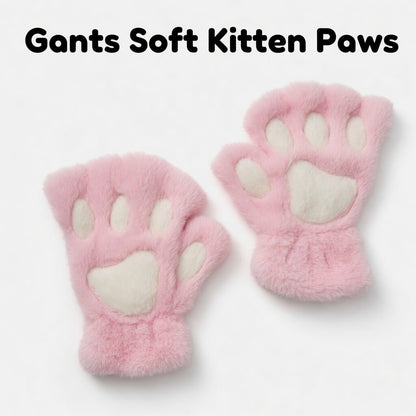 Gants "Soft Kitten Paws" - Accessoire Petplay