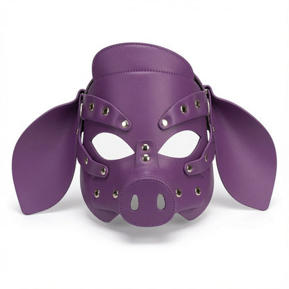 Masque violet pig pour le puppyplay