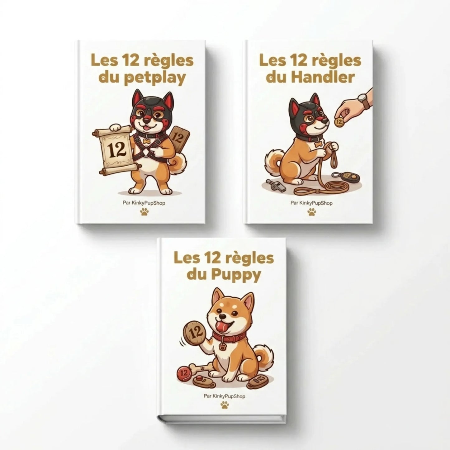 pack d'ebook sur les 12 règles autour du petplay et du puppyplay
