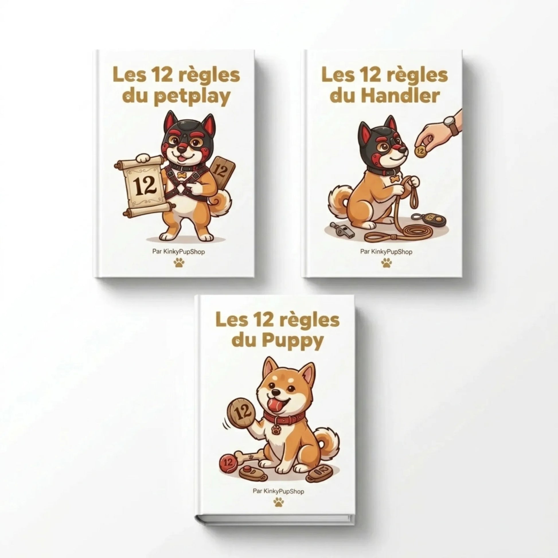 pack d'ebook sur les 12 règles autour du petplay et du puppyplay