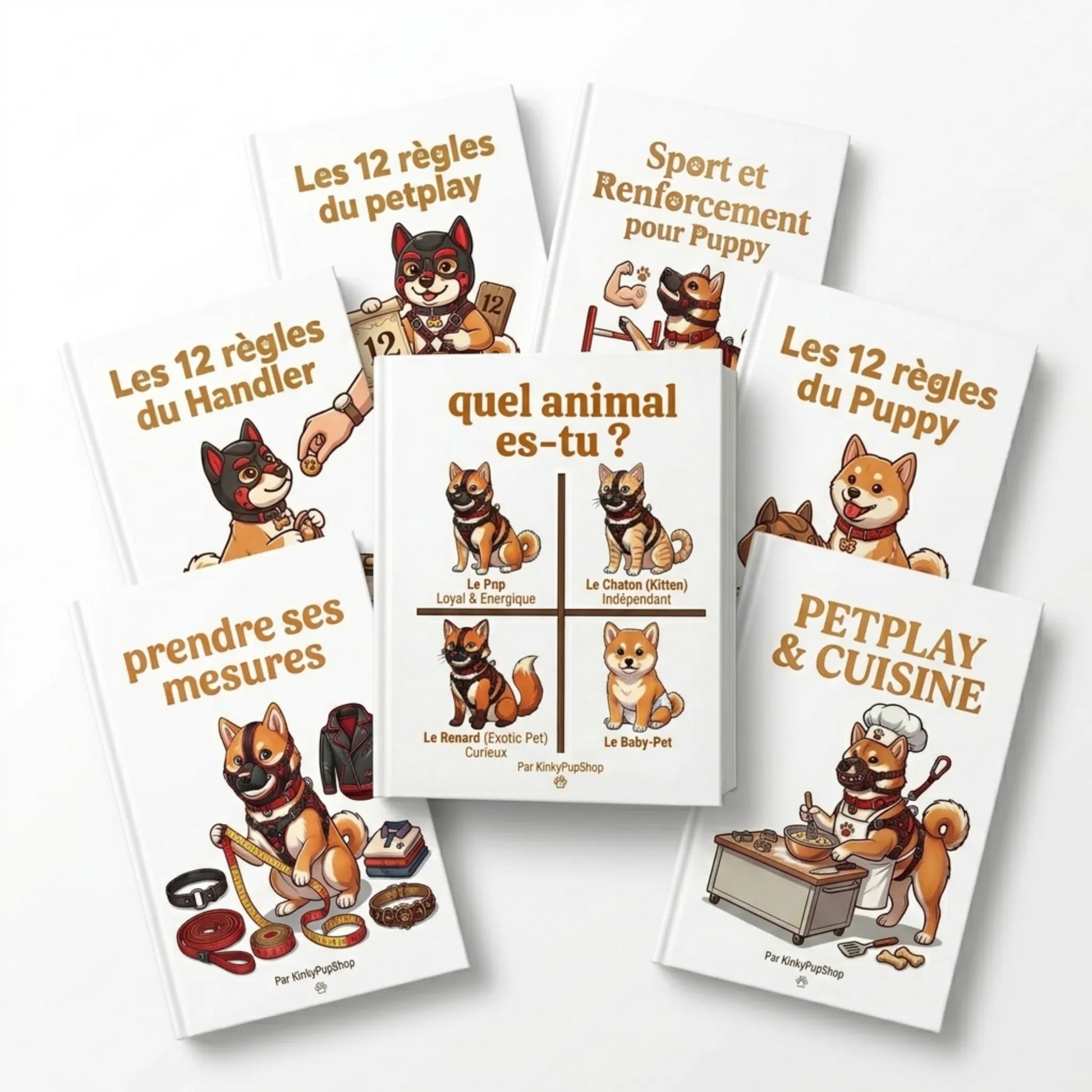 pack regroupant tout les ebooks du kinkypupshop