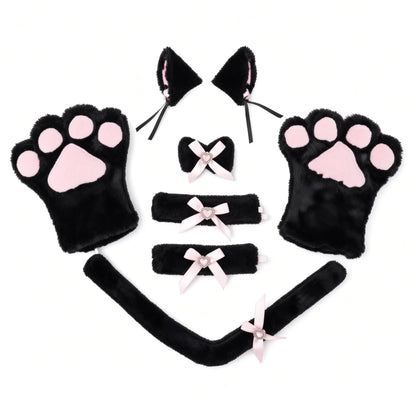 visuel du set kitten play avec différents accessoire pour le petplay en noir