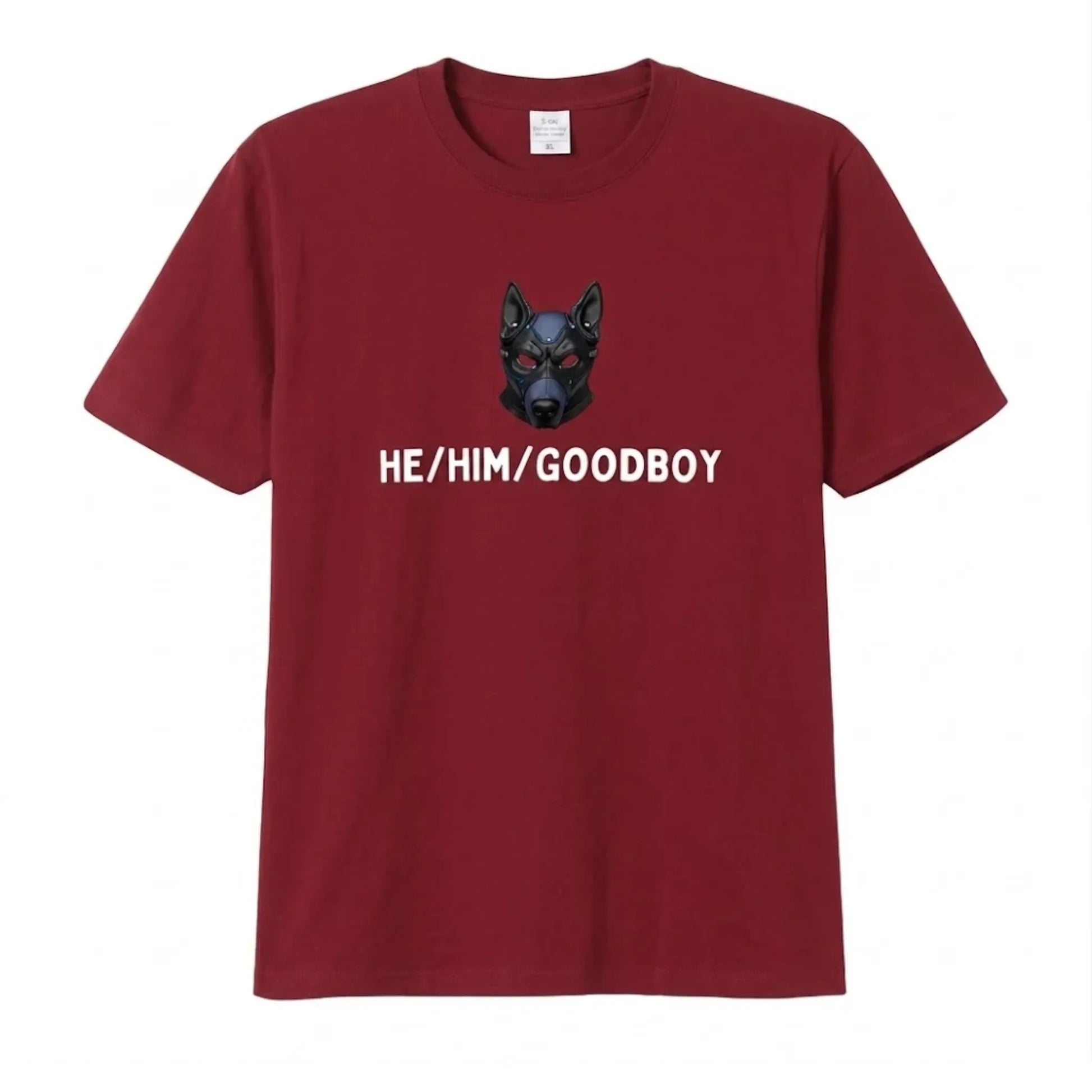 image du tshirt rouge petplay goodboy